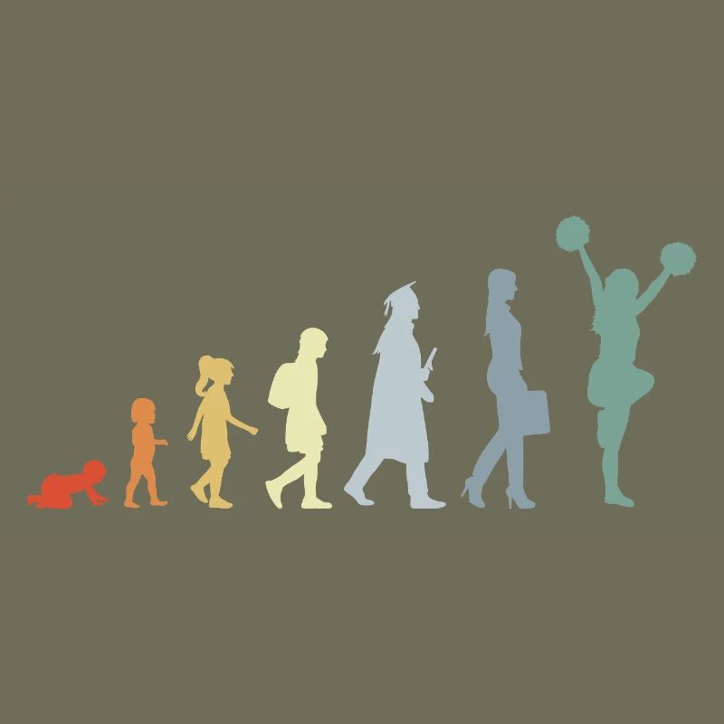 Vintage Cheerleader Evolution