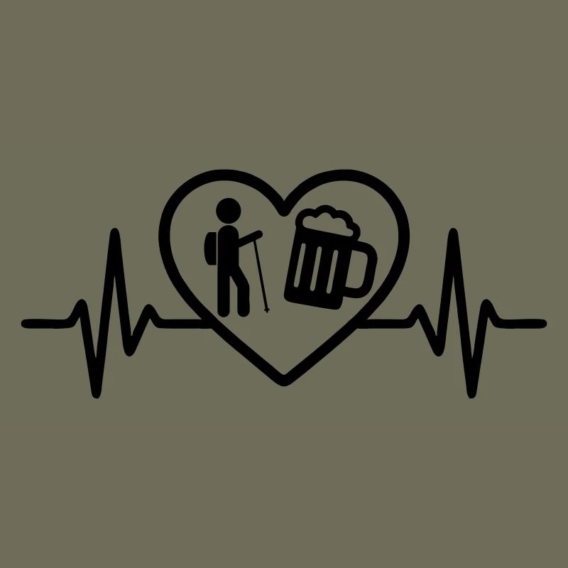 Heart Camping Bier