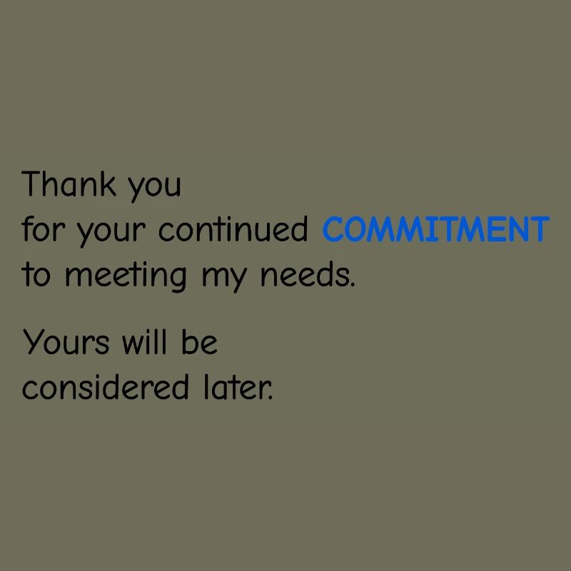 Baby Performance Review - Commitment