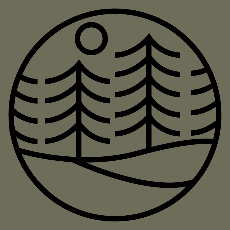 Cercle d'arbres