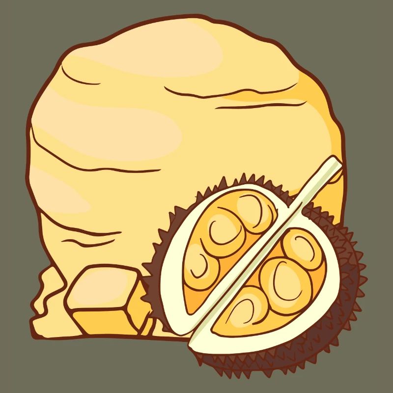 Crème glacée Durian crème glacée crème glacée crème glacée crème glacée