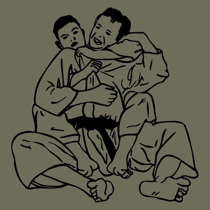 Jiujitsu neck clamp