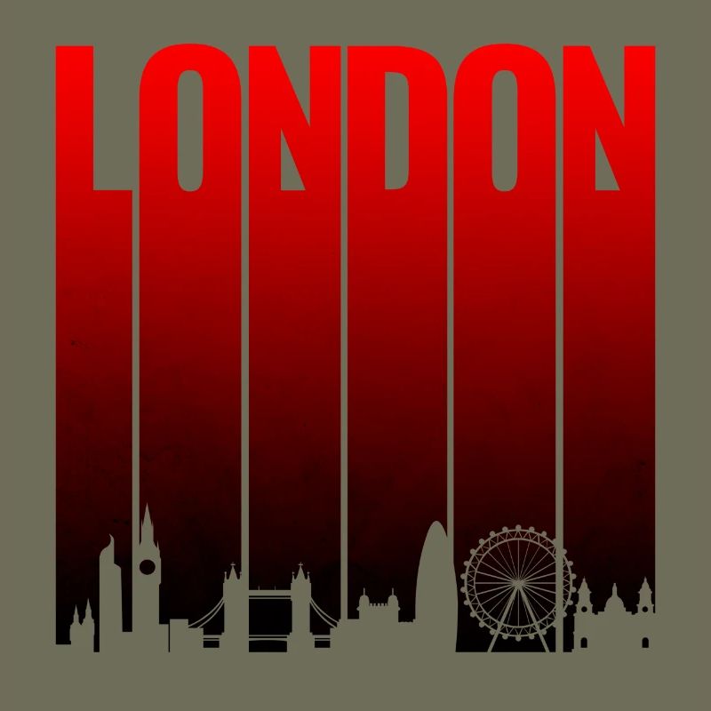 London Skyline Rot Gradient
