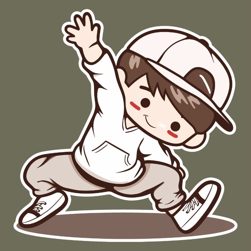Little Breakdancing Boy