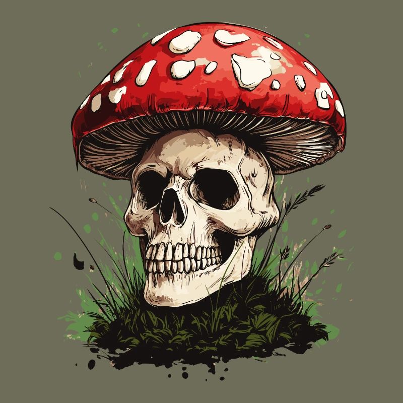 Toadstool Skull