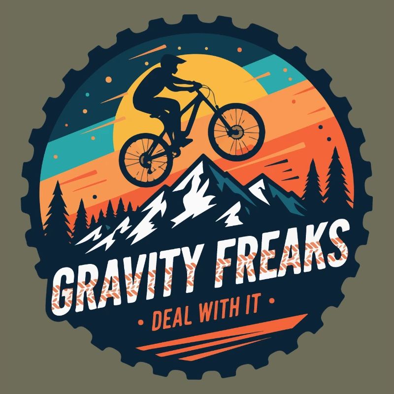 Gravity Freaks MTB Sunset Abzeichen