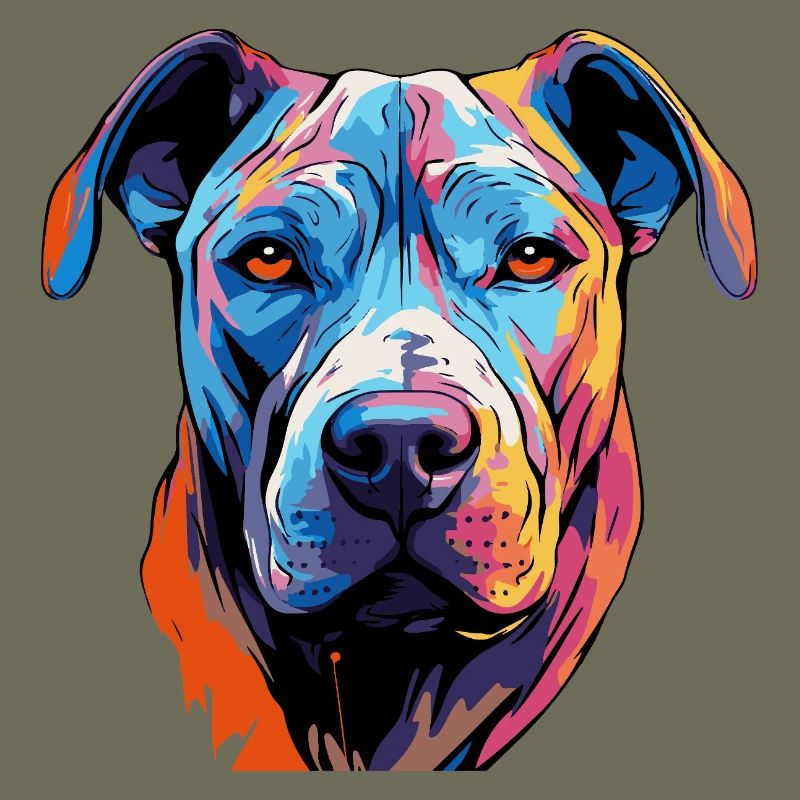 Hund Comic Pop Art