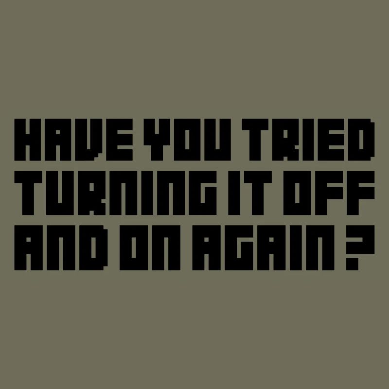 Turning It Off – Nerdiges Computer Statemen