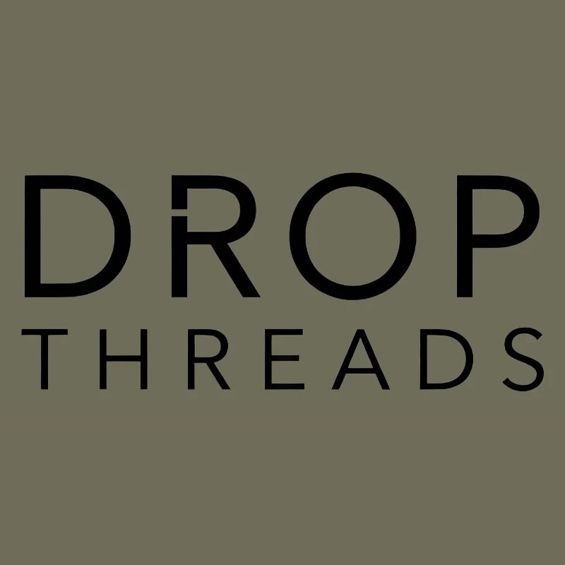 Drop Threads: Minimalist Typography