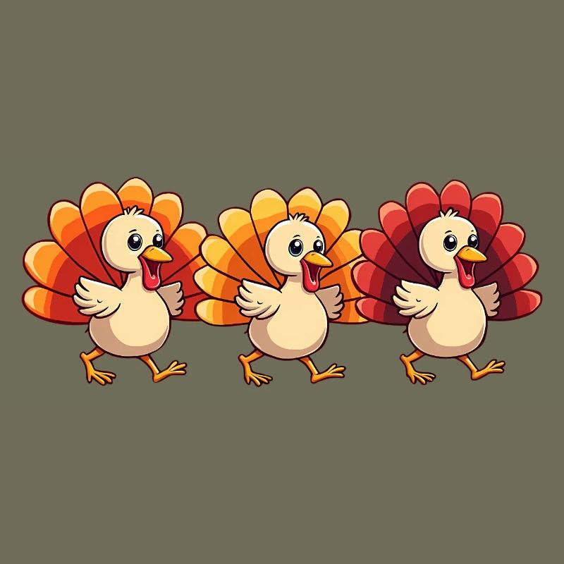 Bébé dinde de Thanksgiving