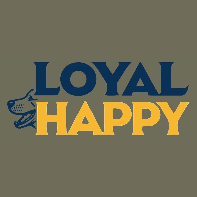 Loyal Happy Dog Emblem