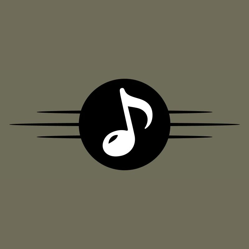 Music Note Symbol Line