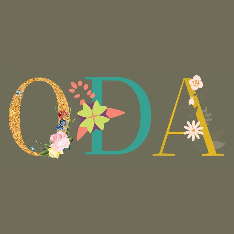 Nom de l’ODA décoré de fleurs