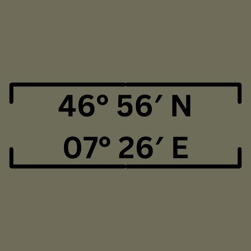Coordinates Bern Minimalist