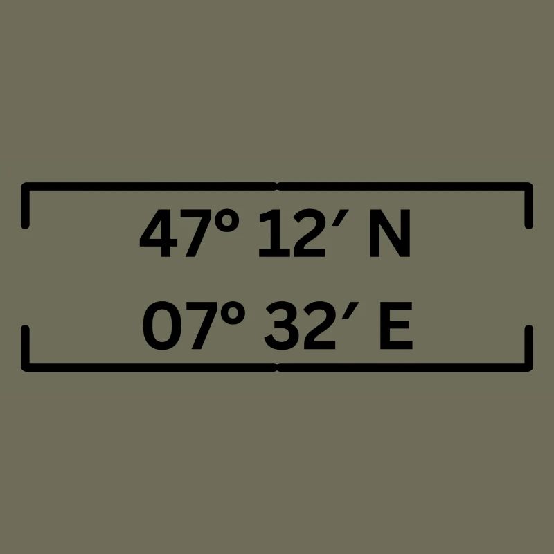 Coordinates Solothurn Minimalist