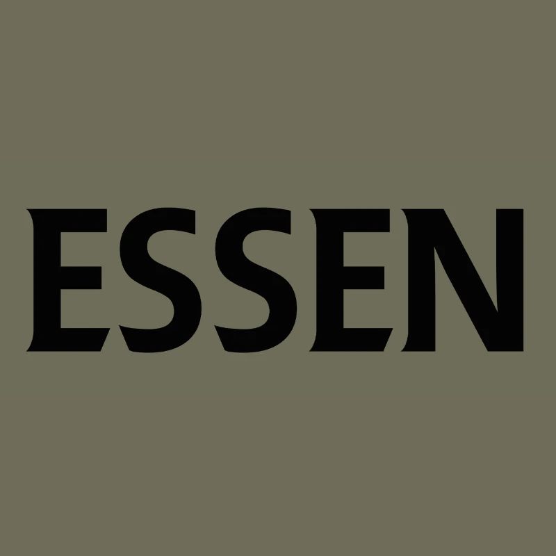 Essen – Deutschland Textdesign