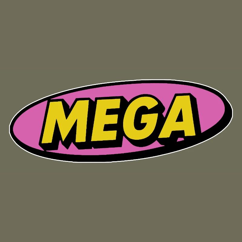 Mot rétro méga comique