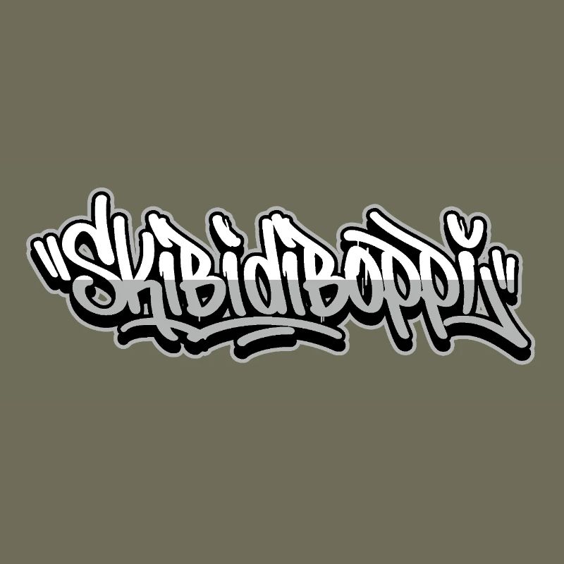 Skibidiboppi Graffiti Script
