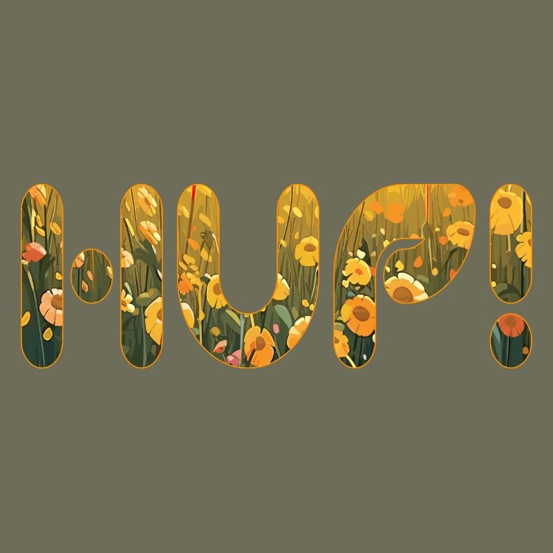HUP im Blumenfeld