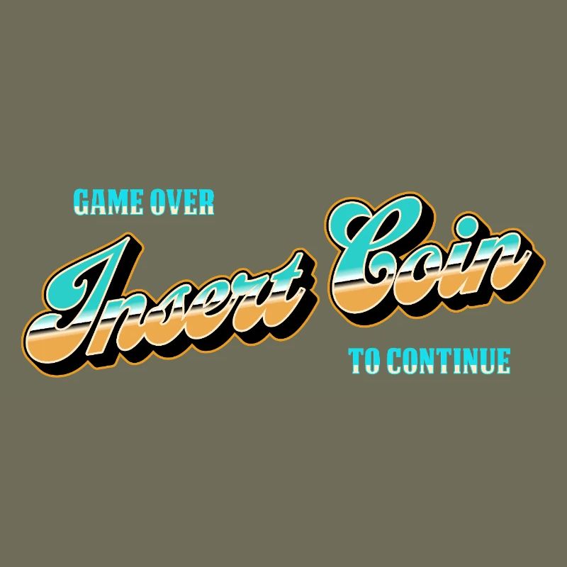 Insert Coin Arcade Nostalgie