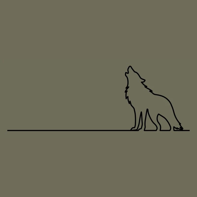 Wolf Outline