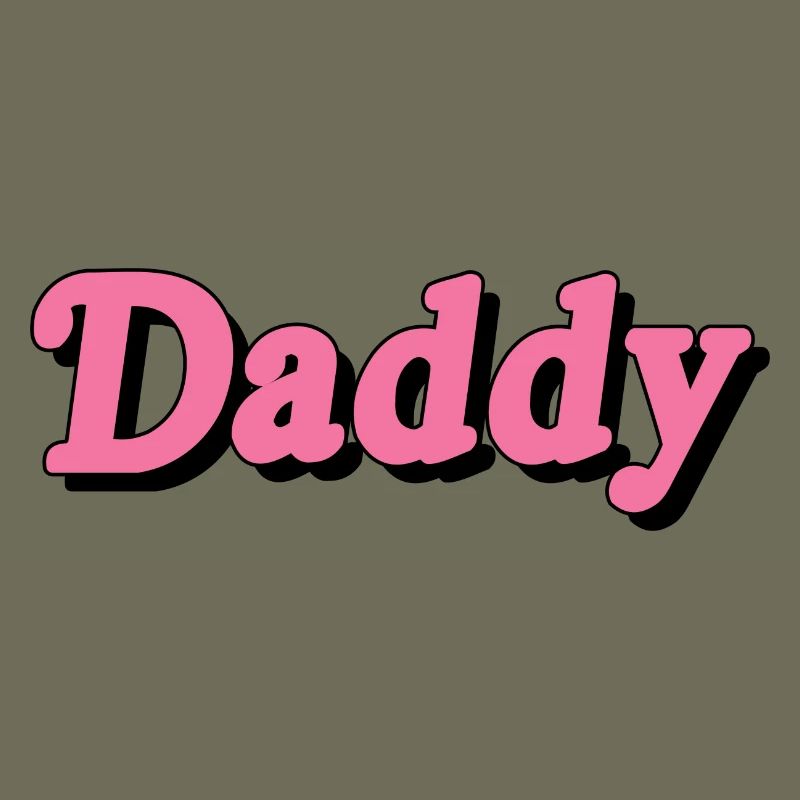 Whimsical Daddy Text Design