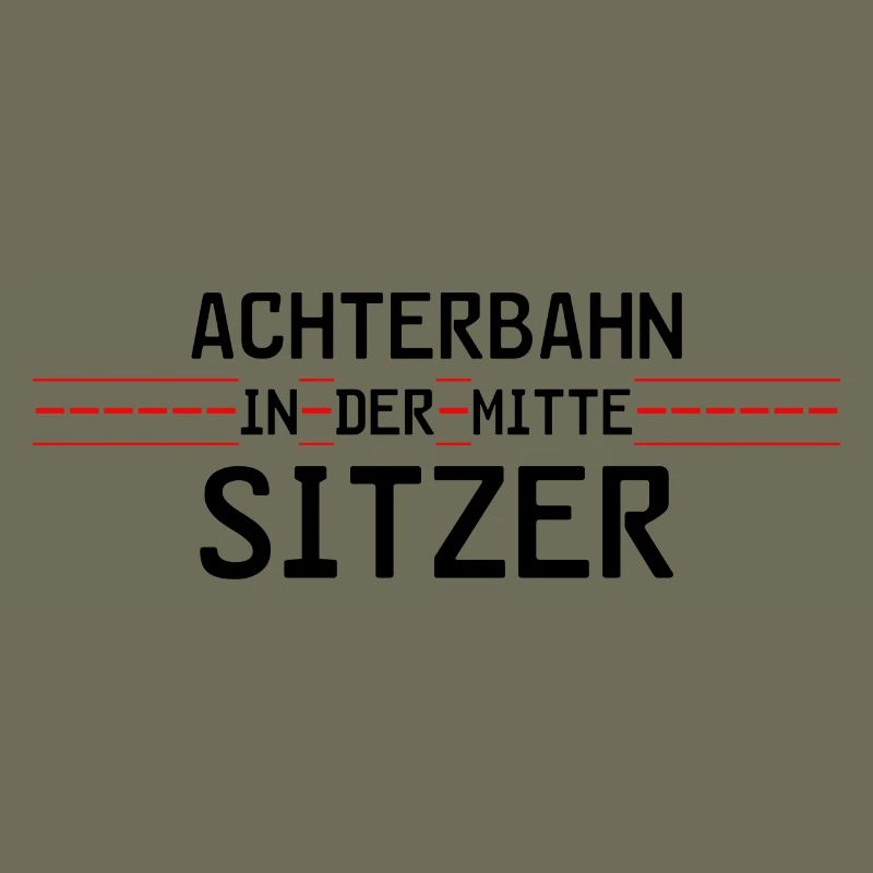 Achterbahnindermittesitzer