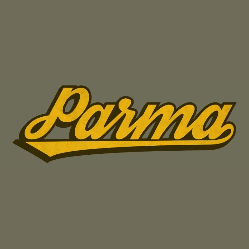 Parma Vintage Script Logo