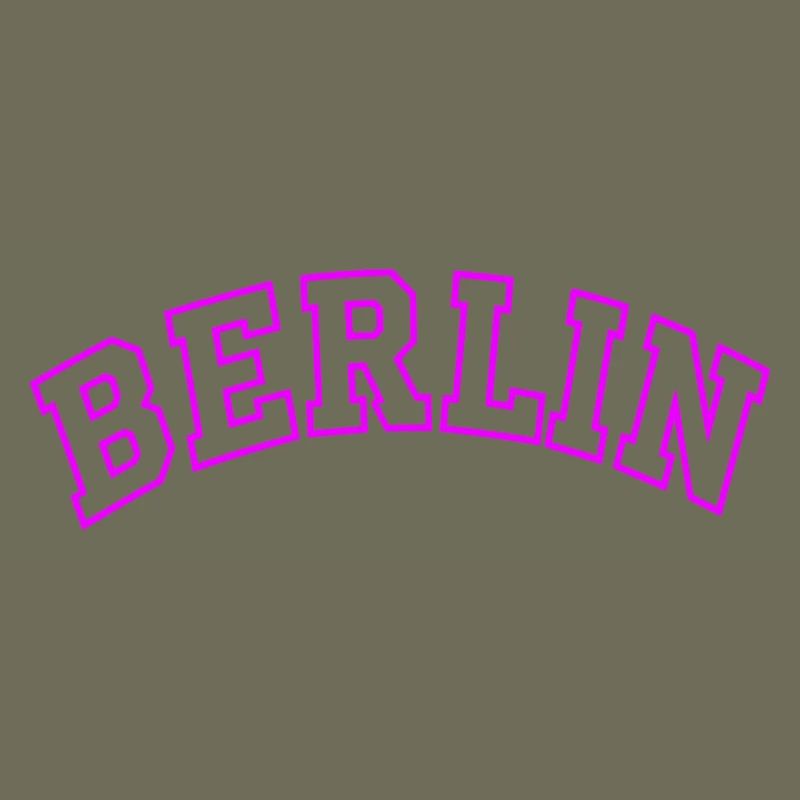 Neon Berlin Bow Typography