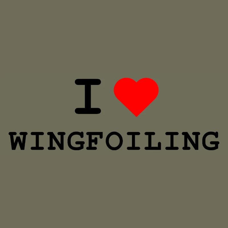 J’adore le wingfoiling - Ich liebe Wingfoiling