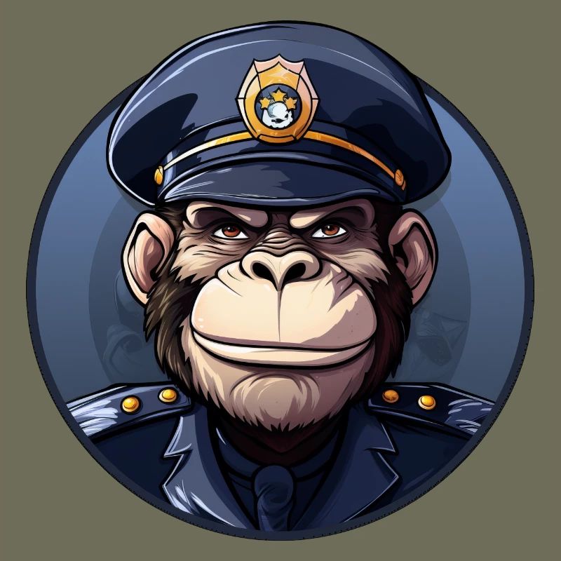 Monkey Policewoman