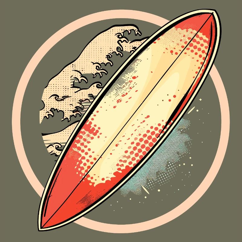 Graphiques de planche de surf