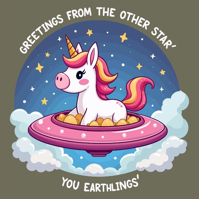 Licorne vue de l’espace
