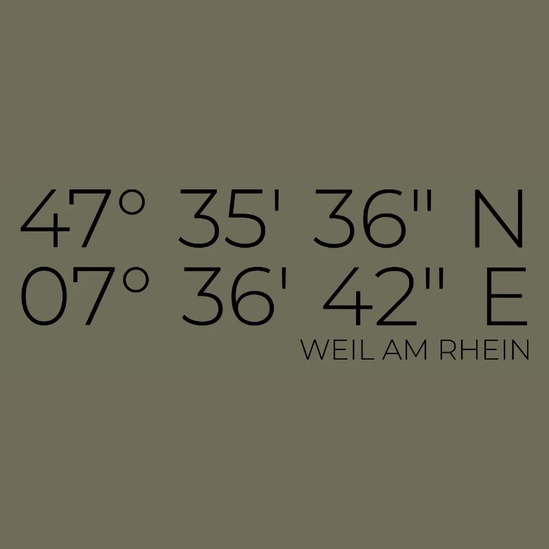 coordinates Weil am Rhein