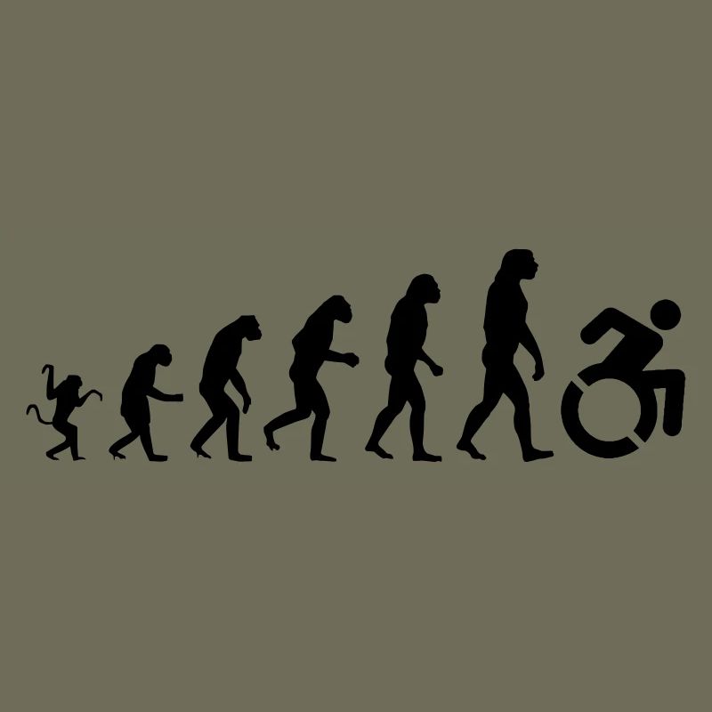 Evolution des Rollstuhls *