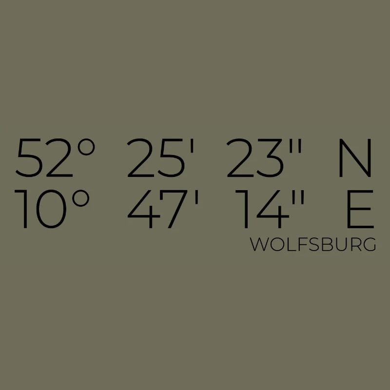 Coordinates Wolfsburg