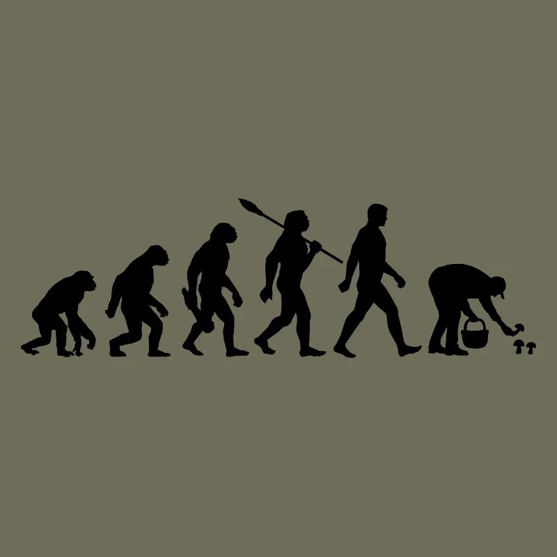 Evolution Cueilleurs de champignons, Cueillette de champignons
