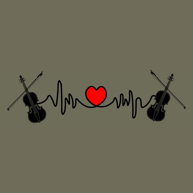 Cardio heart rate violin