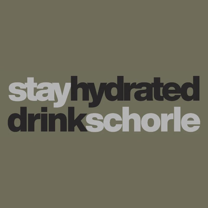 Stay hydrated - drink spritzer