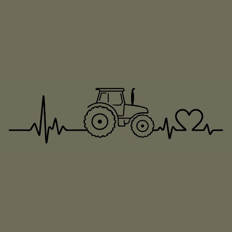Traktor Puls EKG Herzfrequenz