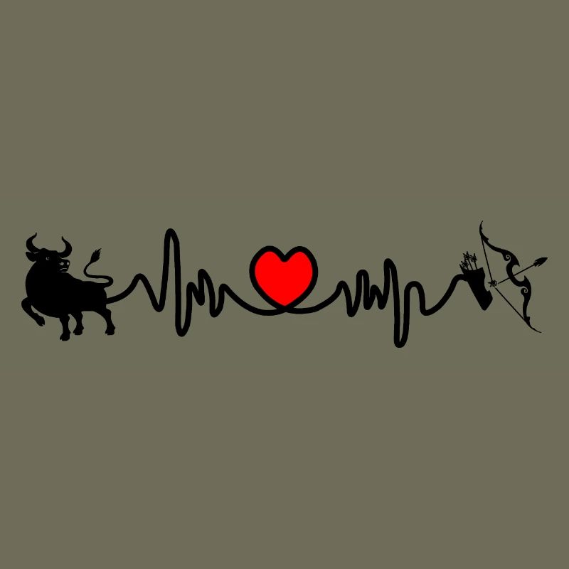 Herzfrequenz Cardio Stier Schütze