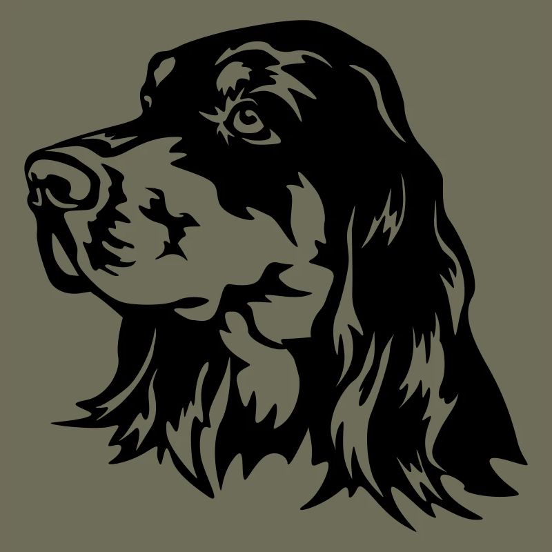 Gordon Setter Head