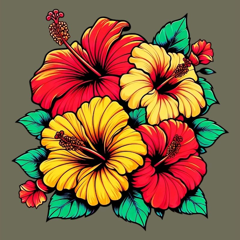 Fleurs d’hibiscus