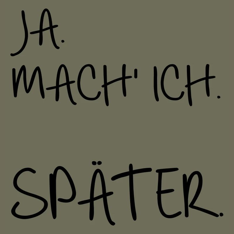 Prokrastination SPÄTER