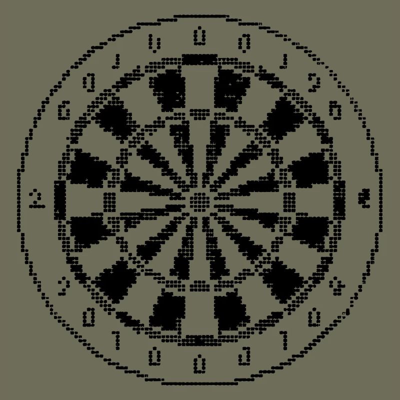 Dartscheibe Pixel Grafik
