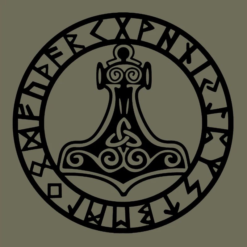 Black Viking Hammer