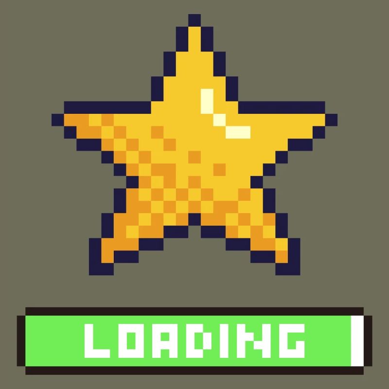Loading Pixel Star