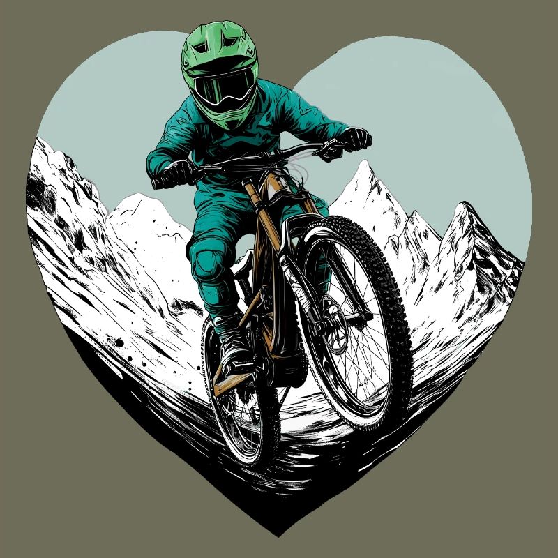Freerider Mountains Heart