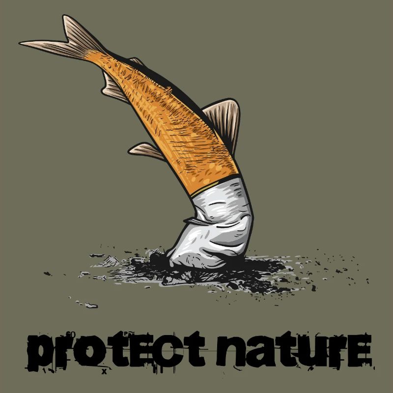Naturschutz Gewässerschutz Zigarette