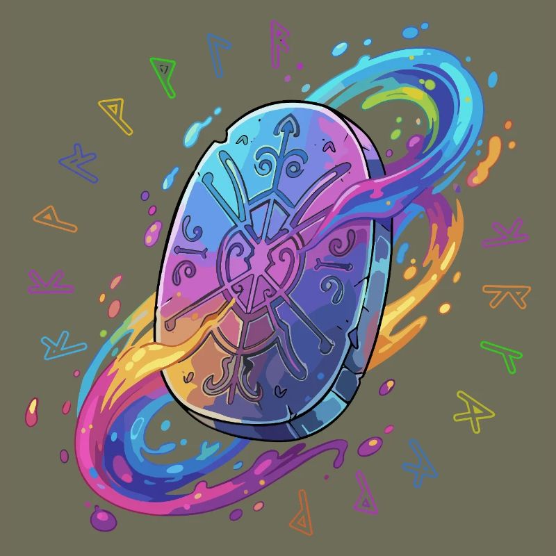 Rainbow Runes Shield